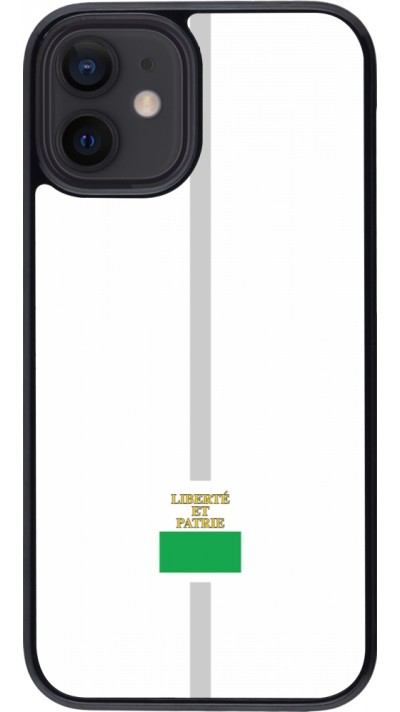 Coque iPhone 12 mini - Canton VD blanc