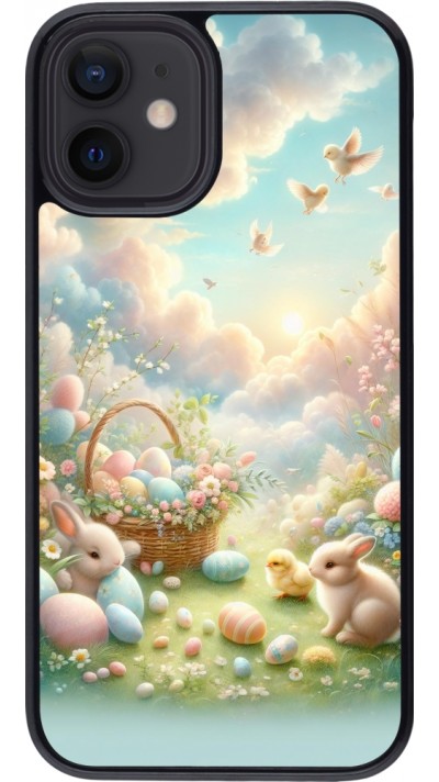 Coque iPhone 12 mini - Easter 2025 Pastel Pâques