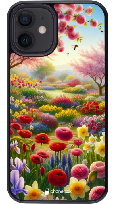 Coque iPhone 12 mini - Spring 25 Bouquet printemps