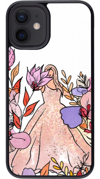 Coque iPhone 12 mini - Taylor Swift Sketch - White