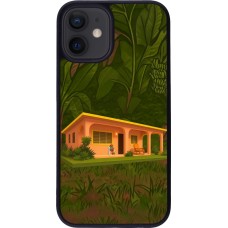 Coque iPhone 12 mini - Silicone rigide noir Benitos house DTMF