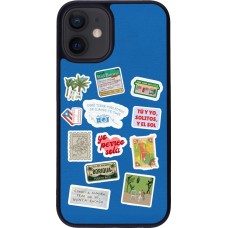 iPhone 12 mini Case Hülle - Silikon schwarz Seals of the Dominican Republic DTMF