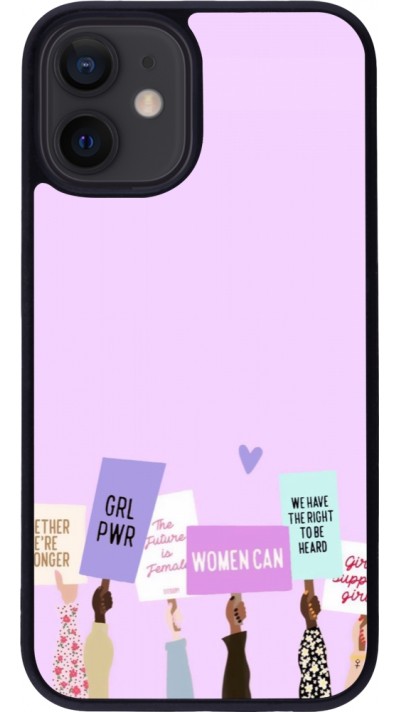 iPhone 12 mini Case Hülle - Silikon schwarz Womens day 2026 9