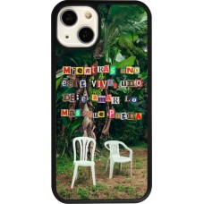 Coque iPhone 13 - Silicone rigide noir Chairs DTMF