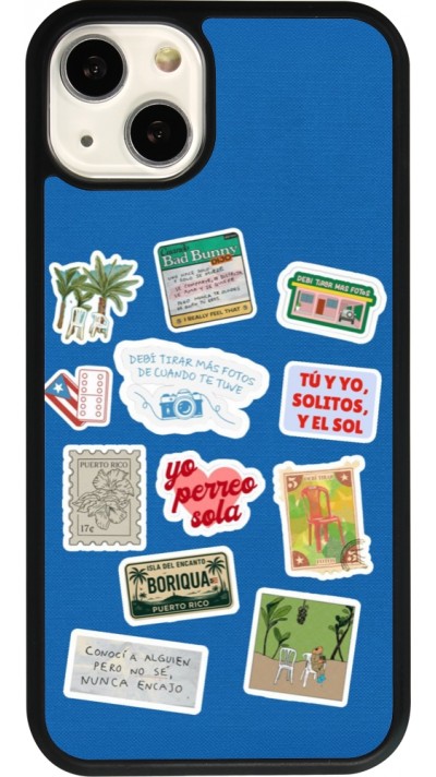 iPhone 13 Case Hülle - Silikon schwarz Seals of the Dominican Republic DTMF