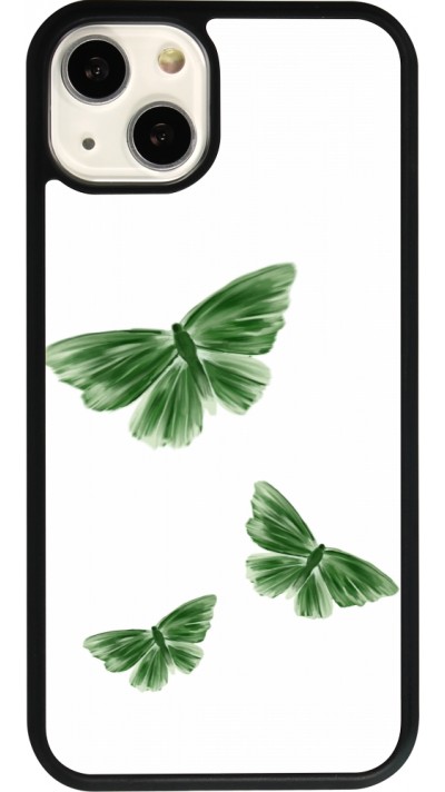 iPhone 13 Case Hülle - Silikon schwarz Butterflies Spring 2026