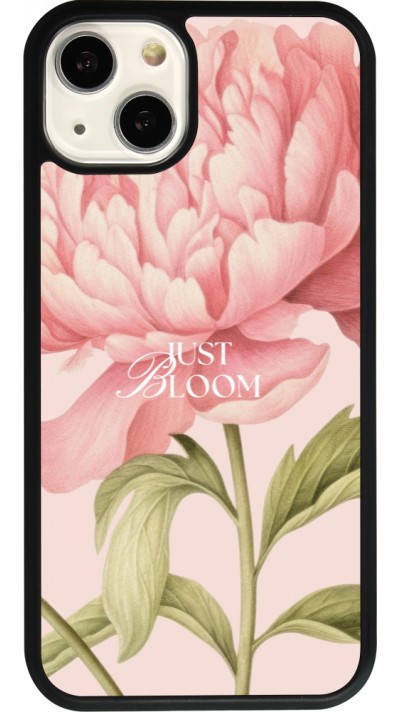 iPhone 13 Case Hülle - Silikon schwarz Just Bloom Spring 2026
