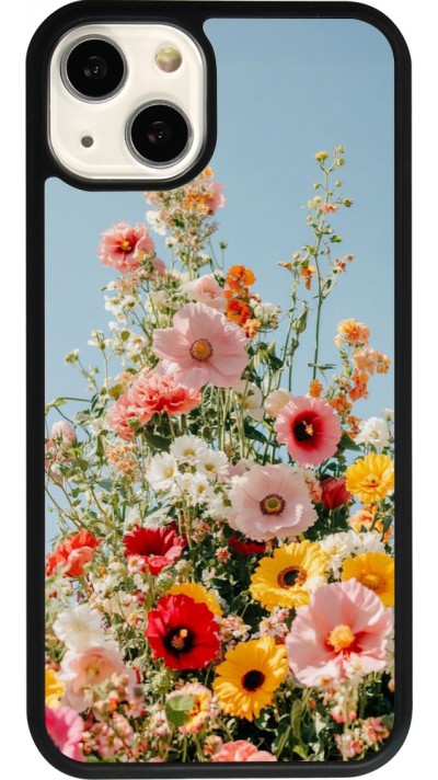 iPhone 13 Case Hülle - Silikon schwarz Spring flowers Spring 2026