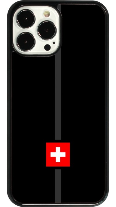 Coque iPhone 13 Pro Max - Canton CH noir