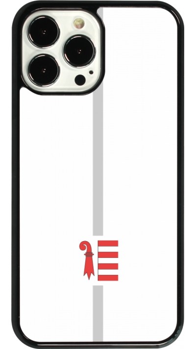 Coque iPhone 13 Pro Max - Canton JU blanc