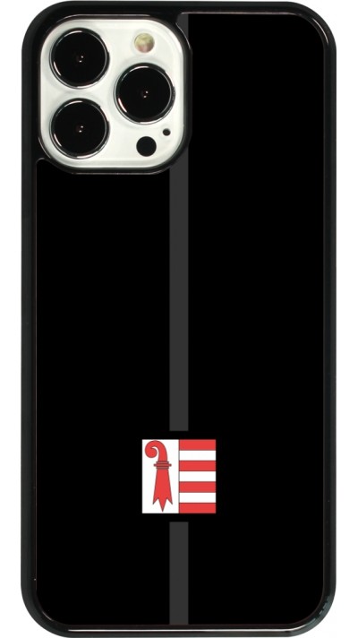 Coque iPhone 13 Pro Max - Canton JU noir