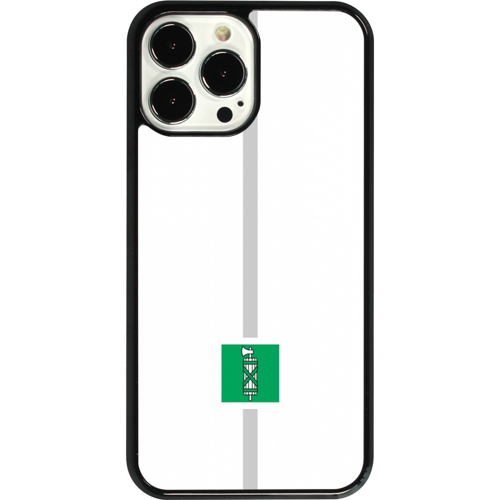 Coque iPhone 13 Pro Max - Canton SG blanc