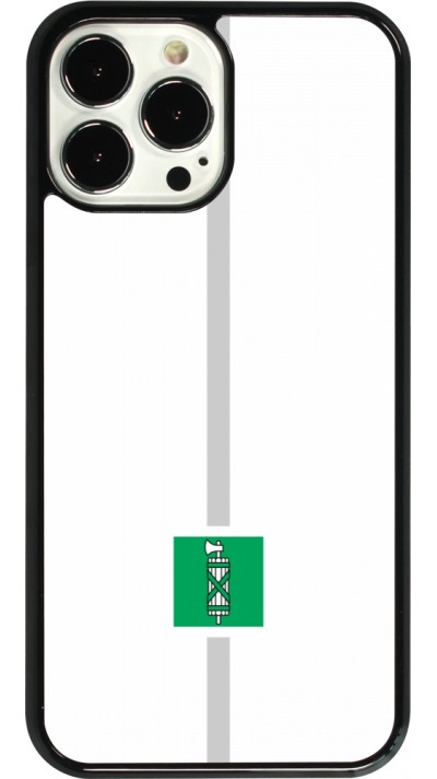 Coque iPhone 13 Pro Max - Canton SG blanc