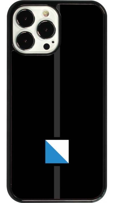 Coque iPhone 13 Pro Max - Canton ZH noir