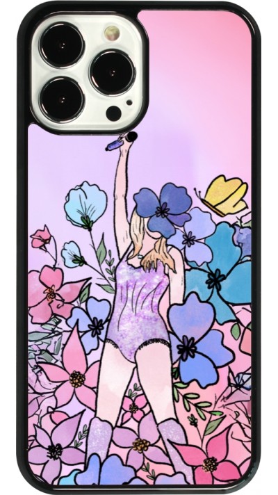 Coque iPhone 13 Pro Max - Taylor Swift Sketch - Pink