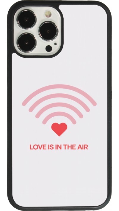 Coque iPhone 13 Pro Max - Silicone rigide noir Saint Valentines Day 26 Love is in the air