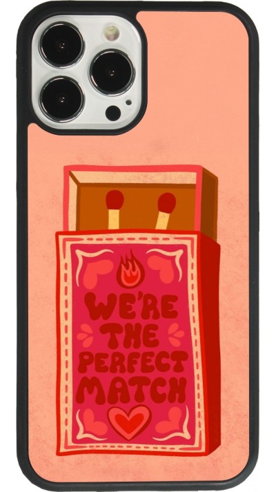 Coque iPhone 13 Pro Max - Silicone rigide noir Saint Valentines Day 26 Perfect Match