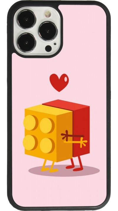 Coque iPhone 13 Pro Max - Silicone rigide noir Saint Valentines Day 26 Puzzle