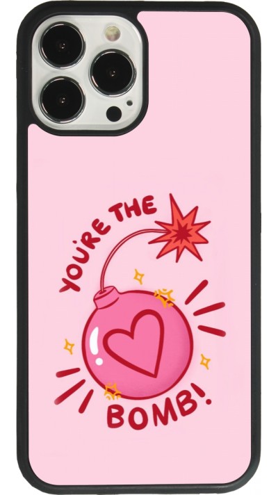 Coque iPhone 13 Pro Max - Silicone rigide noir Saint Valentines Day 26 You are the bomb