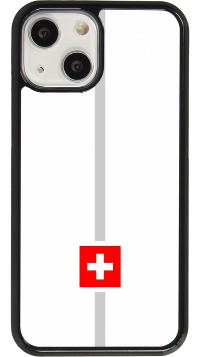 Coque iPhone 13 mini - Canton CH blanc