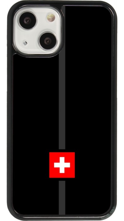 Coque iPhone 13 mini - Canton CH noir