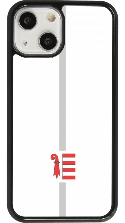 Coque iPhone 13 mini - Canton JU blanc