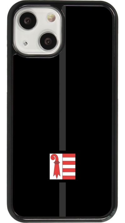 Coque iPhone 13 mini - Canton JU noir