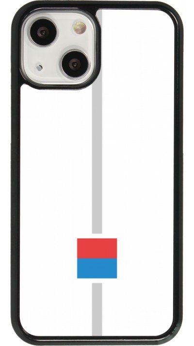Coque iPhone 13 mini - Canton TI blanc