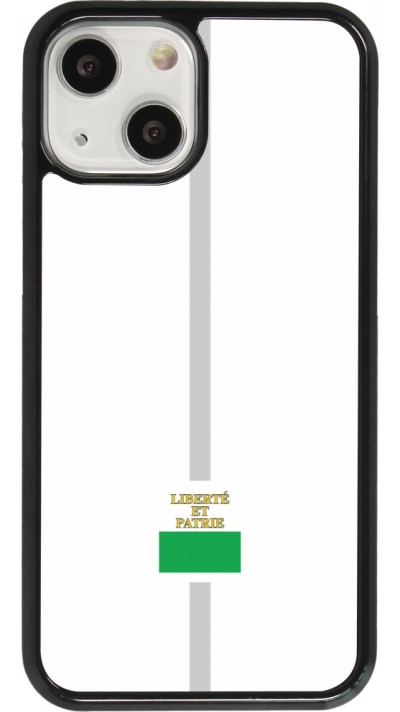 Coque iPhone 13 mini - Canton VD blanc