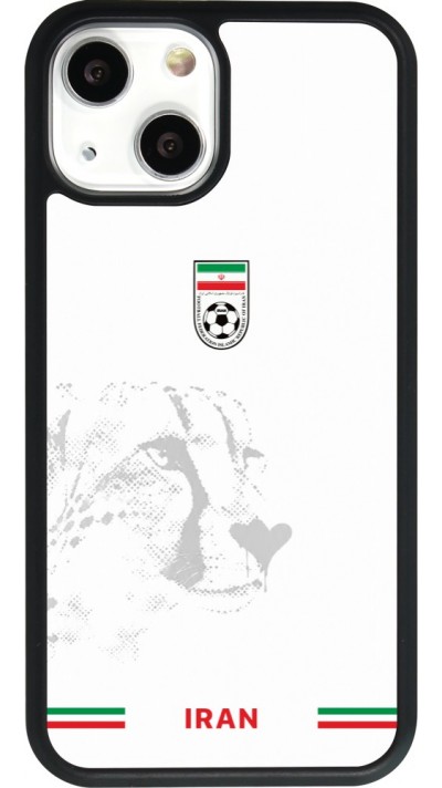 iPhone 13 mini Case Hülle - Silikon schwarz Iran 2026 personalisierbares Fussballtrikot