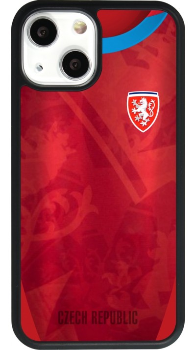 iPhone 13 mini Case Hülle - Silikon schwarz Tschechische Republik personalisierbares Fussballtrikot