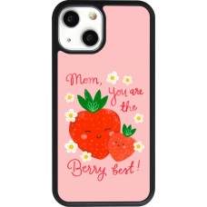 iPhone 13 mini Case Hülle - Silikon schwarz Mom 2026 Berry best