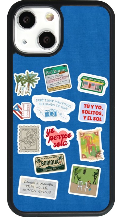 Coque iPhone 13 mini - Silicone rigide noir Seals of the Dominican Republic DTMF