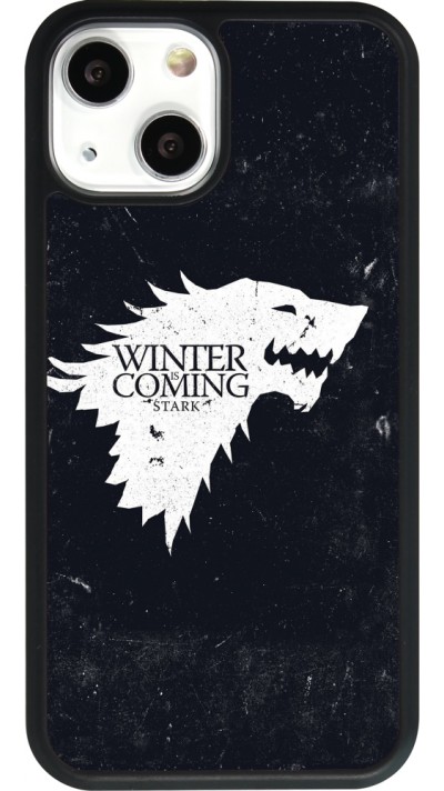 iPhone 13 mini Case Hülle - Silikon schwarz Winter is coming Stark
