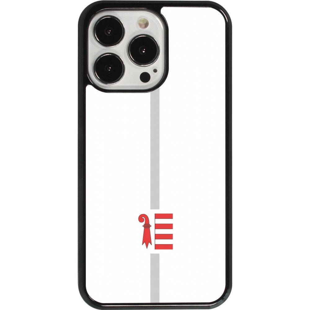 Coque iPhone 13 Pro - Canton JU blanc