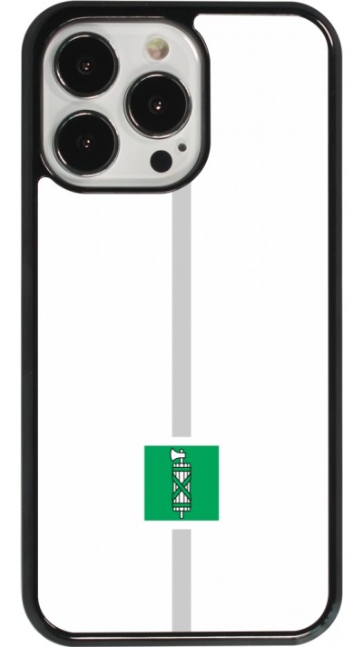 Coque iPhone 13 Pro - Canton SG blanc