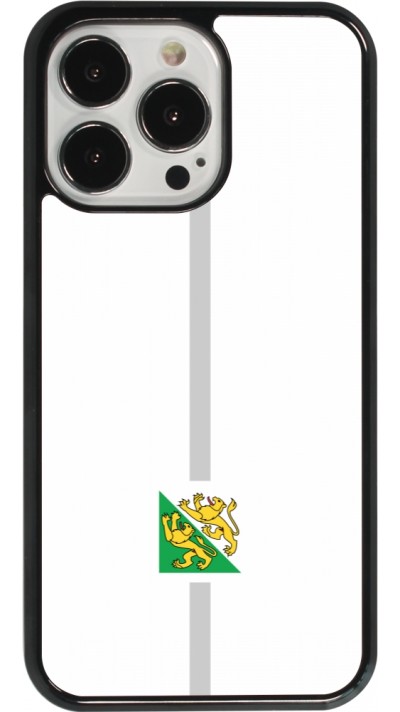 Coque iPhone 13 Pro - Canton TG blanc