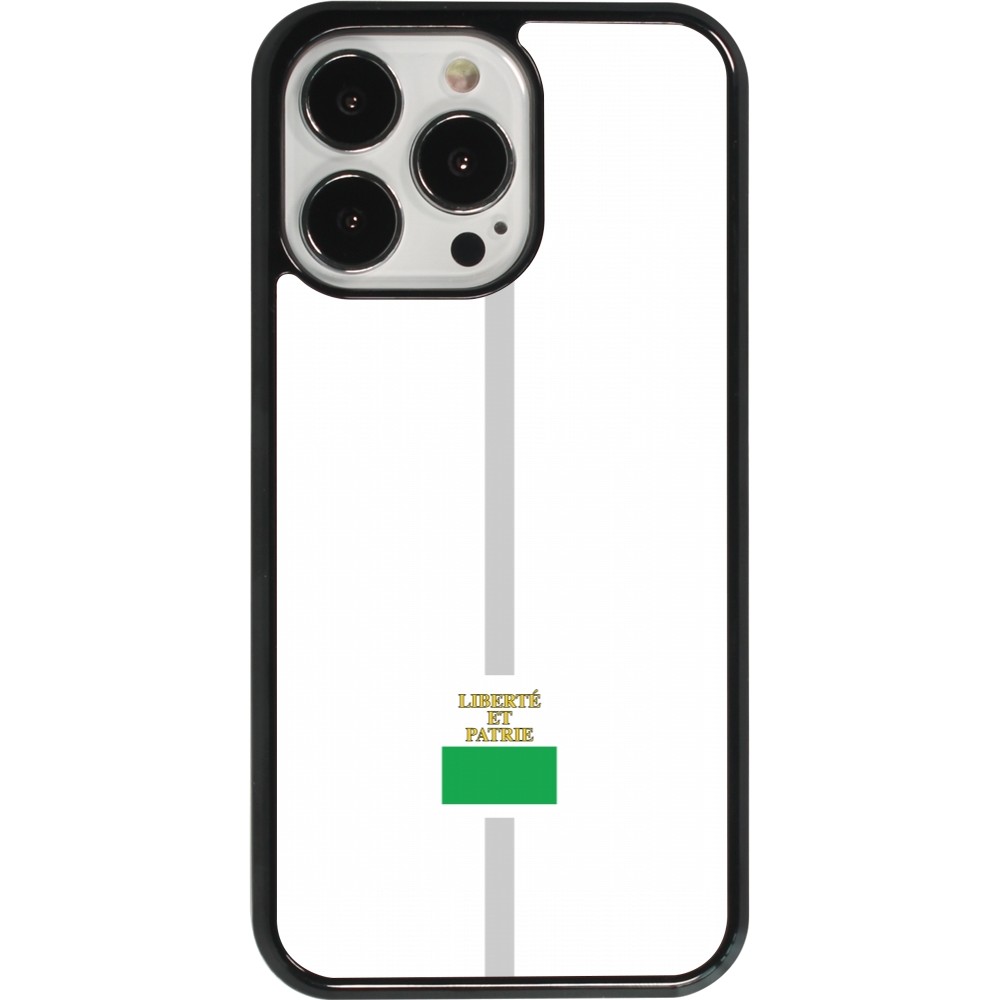 Coque iPhone 13 Pro - Canton VD blanc