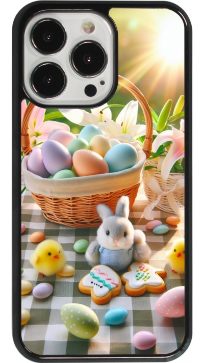 Coque iPhone 13 Pro - Easter 2025 Panier Pâques