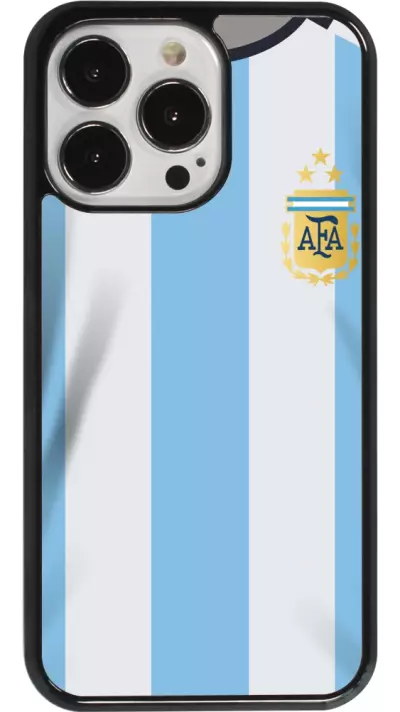 Coque iPhone 13 Pro - Maillot de football Argentine 2022 personnalisable