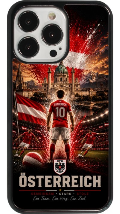 Coque iPhone 13 Pro - Football Autriche splash 2026