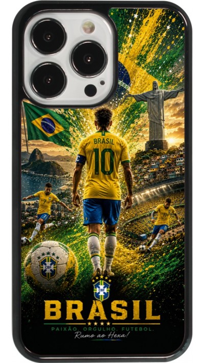 Coque iPhone 13 Pro - Football Brésil splash 2026