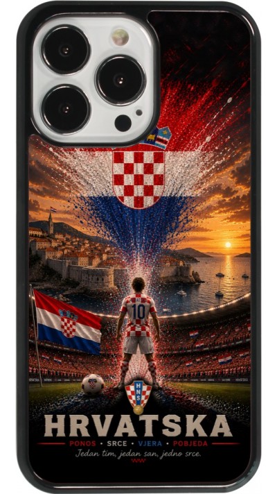 Coque iPhone 13 Pro - Football Croatie splash 2026