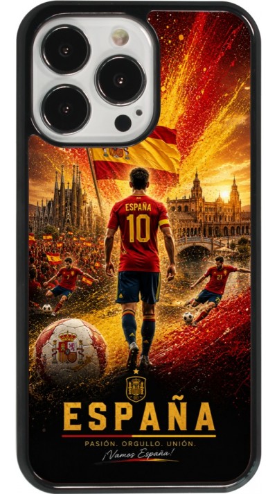 Coque iPhone 13 Pro - Football Espagne splash 2026
