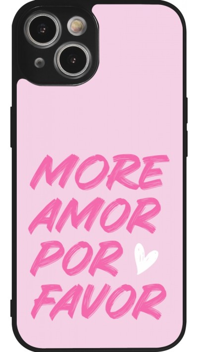 iPhone 14 Case Hülle - Silikon schwarz More amor porfavor iPhone 14 Case Hülle - Silikon schwarz More amor porfavor