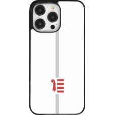 Coque iPhone 14 Pro Max - Canton JU blanc