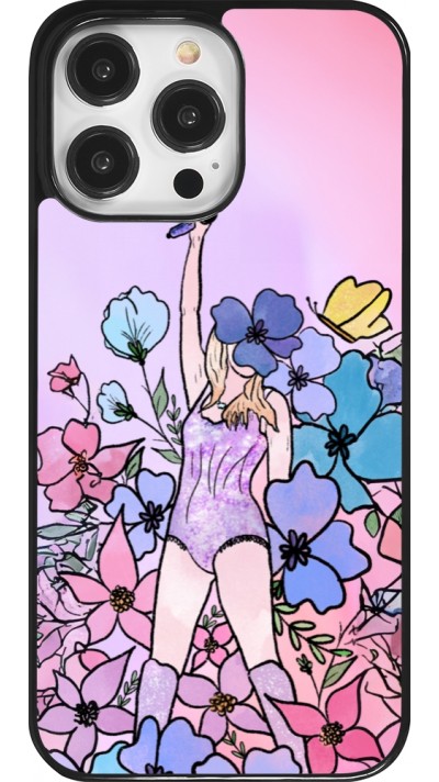 Coque iPhone 14 Pro Max - Taylor Swift Sketch - Pink