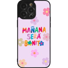 iPhone 14 Pro Max Case Hülle - Silikon schwarz Karol G Manana sera bonito
