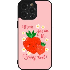 iPhone 14 Pro Max Case Hülle - Silikon schwarz Mom 2026 Berry best