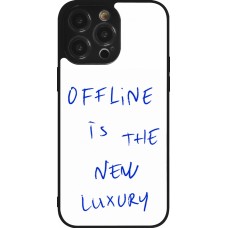 iPhone 14 Pro Max Case Hülle - Silikon schwarz Offline is the new luxury